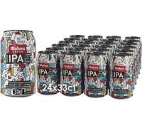 Mahou 5 Estrellas, Cerveza IPA Dorada Aromática, Pack 24 Latas x 33cl