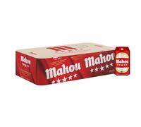 Mahou 5 Estrellas, Pack de 28 Latas x 33 cl, Cerveza Especial Dorada Lager Con Sabor 5 Estrellas, 5.5% Volumen de Alcohol