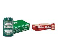 Mahou Pack Cerveza Clásica 28 Latas + Mahou 5 Estrellas Lager 28 Latas
