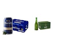 Mahou Pack Cerveza Doble Lúpulo 24 Latas + Alhambra Reserva 24 Botellines