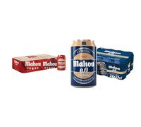 Mahou Pack Cerveza Lager 5 Estrellas 28 Latas + Mahou 0,0 Tostada 24 Latas