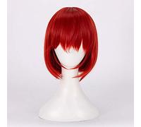 Mahoutsukai No Yome Chise Hatori Pelucas de cosplay Corto Rojo Peluca de cosplay Peluca sintética resistente al calor Perucas AZ-010