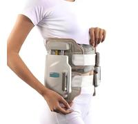 MAHWER Dispositivo de tracción de Disco intervertebral Lumbar, cinturón de descompresión Lumbar, sincronización Bilateral/presión Visible, Ajuste dinámico