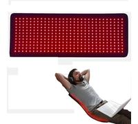 MAHWER LED Red Light Therapy Pad, 660nm+850nm Large Red Light Therapy Wrap Pad with Controller, Adjustable 5 Levels Brightness and 10-90min Timing