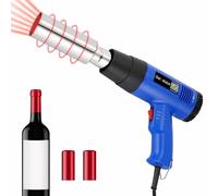 MAHWER Pistola termorretráctil Digital for cápsulas de Vino, de 40 a 600 ℃, for Envolver cápsulas de Vino de PVC, PP y POF, Dos velocidades