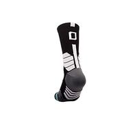 MAHZA Calcetines atléticos unisex personalizados Jugador de baloncesto Jugador de fútbol Camiseta Número Crew Calcetines, 1 PCS (F,B0)