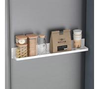 Mai & Mai Estante Magnético para Cocina y Baño, Organizador de Especias para Nevera, Estante de Ducha sin Perforación, Blanco Brillante, Reglo-01