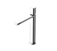 Mai & Mai Grifo de Lavabo Monomando de Latón Cromado Plateado 30,9 cm con Cartucho Cerámico Conexiones DIN Instalación Fácil WAO-7901H