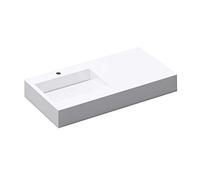 Mai & Mai Lavabo colgante Col11, BTH: 100 x 50 x 13 cm, en blanco, mineral fundido, forma rectangular