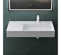 Mai & Mai Lavabo Derecho sobre Encimera 100cm Blanco Col12