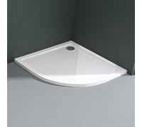 Mai & Mai Lucia/Faro - Plato de ducha (100 x 100 x 4 cm), color blanco