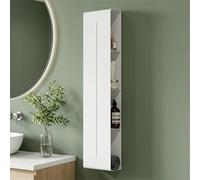 Mai & Mai Organizador de Pared Vertical para Baño, Blanco, Instalación con Tornillos, Resistente al Agua y al Óxido - Reglo-16
