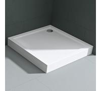 Mai & Mai Plato de ducha Faro1h, en blanco acrílico 80x80x14cm, forma: cuadrado (No incl. válvula de desagüe)