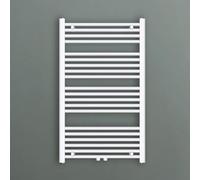 Mai & Mai Radiador de Baño Toallero Eléctrico Bajo Consumo 60x100cm Calentador en Blanco Secatoallas Horizontal Fabricado en Acero