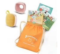 MAIASAURA - Caja de regalo para niños (200 títulos incluidos, una carcasa protectora, una bolsa y 3 libros cuentacuentos para niños de 0 a 8 años, 10 horas de escucha