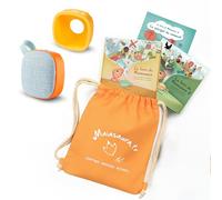 MAIASAURA - Caja de regalo para niños (200 títulos incluidos, una carcasa protectora, una bolsa y 3 libros cuentacuentos para niños de 0 a 8 años, 10 horas de escucha