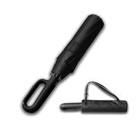 Maibar Paraguas Impermeable para Hombre - Plegable de Viaje, 20 Varillas de Fibra de Vidrio, Antiviento y UV UPF 50, Apertura/Cierre Automático, Unisex (Negro)