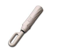 Maibar Paraguas Impermeable para Hombre - Plegable de Viaje, 20 Varillas de Fibra de Vidrio, Antiviento y UV UPF 50, Apertura/Cierre Automático, Unisex (Beige)