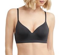 Maidenform Barely There Underwire, Flex Wire No-Show T-Shirt Bra, Convertible Straps Sujetador Demi, Opaco, Negro, 80 B (Talla del Fabricante: 36B) para Mujer