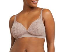 Maidenform, Bralette de Encaje sin Aros Pure Comfort con Soporte Suave para Mujer, Evening Blush, XXL