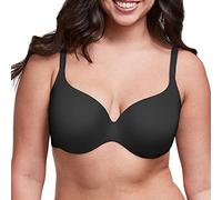 Maidenform Comfort Devotion Full Coverage Underwire Bra Sujetador de Cobertura Completa, Opaco, Black, 38DD para Mujer