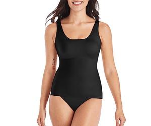 Maidenform Comfort Devotion Shapewear Cami Fl2018 Camiseta de Tirantes, Negro, 36 para Mujer