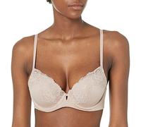 Maidenform Comfort Devotion Your Lift Underwire Bra with Lace Trim, Convertible Straps Sujetador, Opaco, Evening Blush, 90B para Mujer