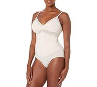 Maidenform Faja, Ropa Encaje domina, Control Firme de Abdomen, Body Moldeador inalámbrico, Sandshell, M para Mujer
