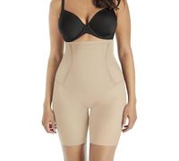 Maidenform High-Waist, Tummy Thigh Slimmer, Firm Control Shapewear for Women Adelgazadores de Muslos, Beige (Latte Lift), L para Mujer