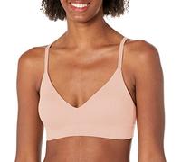 Maidenform M Rib Seamless Bralette, Soft Wireless Pullover Bra, Convertible Straps Sujetador, Opaco, Sandshell, XXL para Mujer