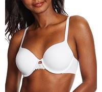 Maidenform One Fab Fit con Aros, Camiseta de Microfibra, Brasier Convertible de Cobertura Completa Sujetador, Blanco, 90C para Mujer