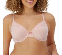 Maidenform Soutien-Gorge À Armatures Confortable et Doux À Couverture Complète 09404 Sujetador para Camiseta, Traslúcido, Rosa Pálido Transparente con Púrpura Profundo, 95D para Mujer