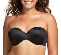 Maidenform Strapless Extra Coverage Sujetador Bandeau, Negro (Black), (Talla del Fabricante: 100C) para Mujer