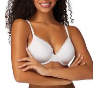 Maidenform T-Shirt Bra with Underwire, Comfort Devotion Full Coverage Bras for Women Sujetador para Camiseta, Opaco, Blanco, 36B para Mujer