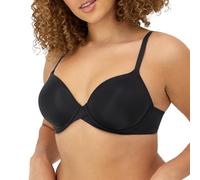 Maidenform Tailored Demi Bra Sujetador de Media Copa One Fabulous Fit 2.0, Negro, 40DD para Mujer