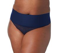 Maidenform Tanga de Encaje para Mujer con Comodidad Fresca - Azul - M