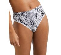Maidenform Womens Barely There Hi-Leg Panty, 5, Marker Floral Black