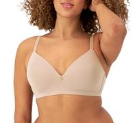 Maidenform Women's, Everyday Luxe T-Shirt, Wireless Convertible Bra, Evening Blush