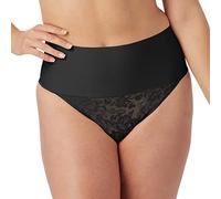Maidenform Womens Tame Your Tummy Shaping Thong (DM0049) -BLACK LACE -L