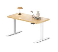 MAIDeSITe Escritorio Regulable en Altura 120 x 60 cm - Mesa Escritorio Elevable Eléctrico Eléctrico con 2 Fuertes Motores - Estabilidad y Silencio en Secretaria Altura con Tablero (S2 Pro Plus)