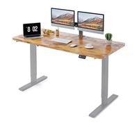 MAIDeSITe Escritorio Regulable en Altura 140 x 70 cm - Eléctrico Con Control de Memoria de 4 LED - Sit & Stand Con Tablero (S1 Pro)