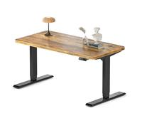 MAIDeSITe Escritorio Regulable en Altura 140 x 70 cm - Mesa Escritorio Elevable Eléctrico Eléctrico con 2 Fuertes Motores - Estabilidad y Silencio en Secretaria Altura con Tablero (S2 Pro Plus)