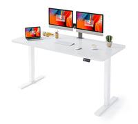 MAIDeSITe Escritorio Regulable en Altura 160 x 80 cm - Eléctrico con Control de Memoria de 4 LED - Sit & Stand con Tablero (S1 Pro)