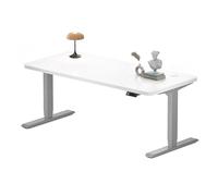 MAIDeSITe Escritorio Regulable en Altura 160 x 80 cm - Mesa Escritorio Elevable Eléctrico Eléctrico con 2 Fuertes Motores - Estabilidad y Silencio en Secretaria Altura con Tablero (S2 Pro Plus)