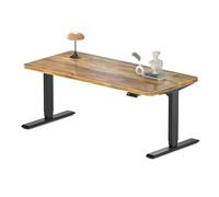 MAIDeSITe Escritorio Regulable en Altura 160 x 80 cm - Mesa Escritorio Elevable Eléctrico Eléctrico con 2 Fuertes Motores - Estabilidad y Silencio en Secretaria Altura con Tablero (S2 Pro Plus)