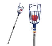 MaidMAX Recogedor de Frutas, Recolector de Frutas, Palo para Recoger Manzanas, Peras, Duraznos, 4 Metros de Largo