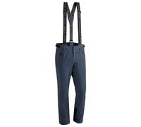 Maier Sports Anton Slim Pantalones de esquí para Hombre, Impermeables, Material elástico y Cintura Ajustable, sin PFC, Acolchado mTHERM y protección contra la Intemperie, Gris, Talla 56 (W39/40/L32)