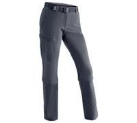 maier sports Arolla, Pantalón de Senderismo para Mujer | Pantalones repelentes al agua para trekking y senderismo, Función Zip-off, MSTRETCH pro 4 y Dryprotec