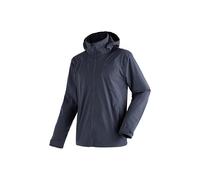 Maier Sports Chaqueta Metor Rec M, para Hombre, Impermeable, Corte Deportivo, para Senderismo, sin PFC, Forro de Malla Silverplus y Protección del Clima mTEX, Regular Fit, Azul Noche, Talla 23