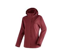 Maier Sports Chaqueta Metor Rec W, para Mujer, Impermeable con Corte Deportivo, sin PFC, Senderismo, Forro de Malla Silverplus y Protección Climática mTEX, Regular Fit, Tomate Seco, Talla 17